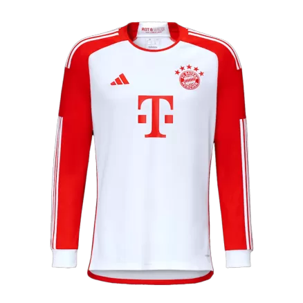 Men's Bayern Munich Home Soccer Long Sleeves Jersey 2023/24 - worldjerseyshop