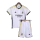 Kids Real Madrid Whole Kits Home Soccer Kit (Jersey+Shorts+Sock） 2023/24 - worldjerseyshop