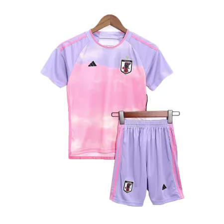 Kids Japan Away Soccer Jersey Kits(Jersey+Shorts) 2023 - worldjerseyshop