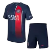 Men's PSG Home Soccer Whole Kits(Jerseys+Shorts+Socks) 2023/24 - worldjerseyshop