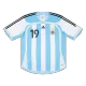 Men's Argentina MESSI #19 Retro Home World Cup Soccer Jersey 2006 - worldjerseyshop