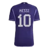 Women's Argentina MESSI #10 Away Soccer Jersey Shirt 2022 - worldjerseyshop