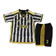 Kids Juventus Whole Kits Home Soccer Kit (Jersey+Shorts+Sock） 2023/24 - worldjerseyshop