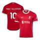 Men's Liverpool MAC ALLISTER #10 Home Soccer Short Sleeves Jersey 2023/24 - worldjerseyshop