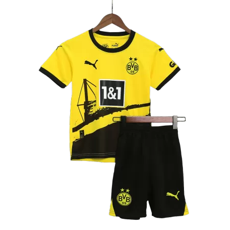 Kids Borussia Dortmund Home Soccer Jersey Kits(Jersey+Shorts) 2023/24 - worldjerseyshop