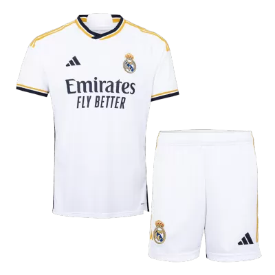 Men's Real Madrid Home Soccer Kit(Jersey+Shorts) 2023/24 - worldjerseyshop