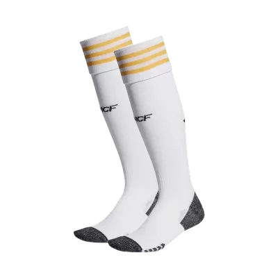 Men's Real Madrid Home Soccer Socks 2023/24 - worldjerseyshop