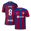 Men's Barcelona PEDRI #8 Home Player Version Soccer Jersey 2023/24 - worldjerseyshop