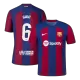 Men's Barcelona GAVI #6 Home Player Version Soccer Jersey 2023/24 - worldjerseyshop