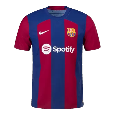 Men's Barcelona Home Player Version Soccer Jersey 2023/24 - worldjerseyshop