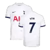 Men's Tottenham Hotspur SON #7 Home Soccer Short Sleeves Jersey 2023/24 - worldjerseyshop