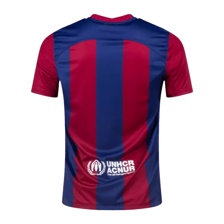 Men's Barcelona JOÃO CANCELO #2 Home Soccer Short Sleeves Jersey 2023/24 - worldjerseyshop