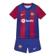 Kids Barcelona Home Soccer Jersey Kits(Jersey+Shorts) 2023/24 - worldjerseyshop
