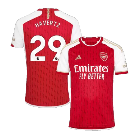 Men's Arsenal HAVERTZ #29 Home Soccer Short Sleeves Jersey 2023/24 - worldjerseyshop