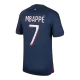 Men's PSG MBAPPÉ #7 Home Soccer Short Sleeves Jersey 2023/24 - worldjerseyshop