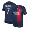 Men's PSG MBAPPÉ #7 Home Soccer Short Sleeves Jersey 2023/24 - worldjerseyshop