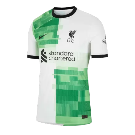 Men's Liverpool Away Soccer Short Sleeves Jersey 2023/24 - worldjerseyshop