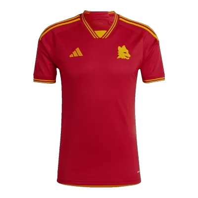 Men's Roma Home Soccer Short Sleeves Jersey 2023/24 - worldjerseyshop