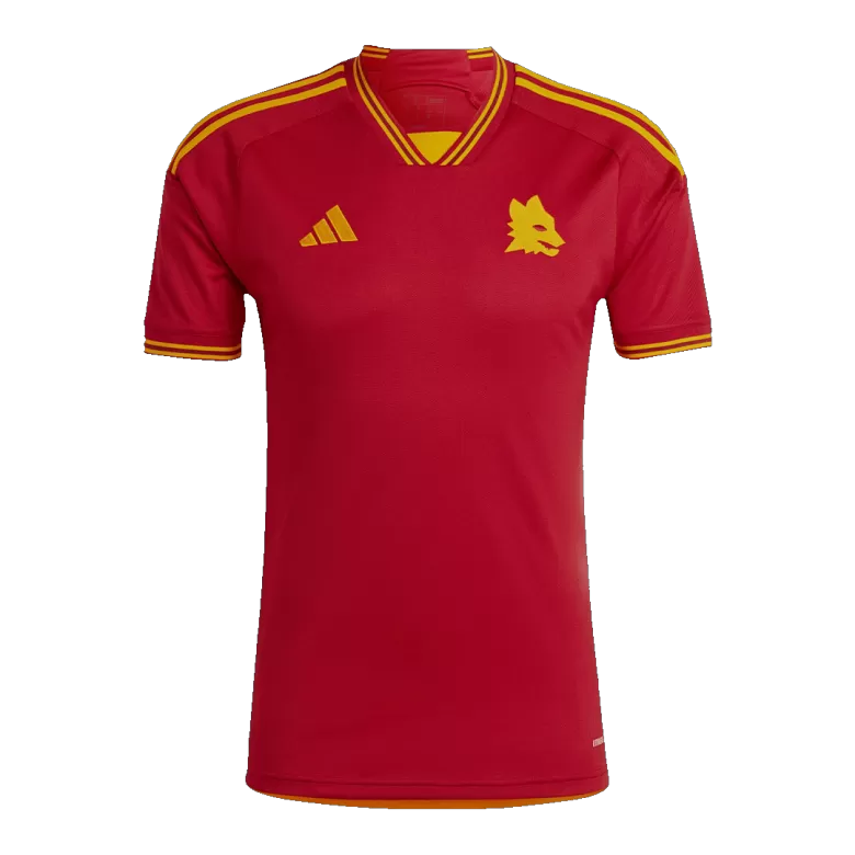 Men's Roma LUKAKU #90 Home Soccer Short Sleeves Jersey 2023/24 - worldjerseyshop