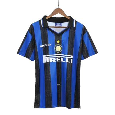 Men's Inter Milan Retro Home Soccer Jersey 1997/98 - worldjerseyshop