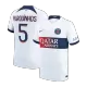 Men's PSG MARQUINHOS #5 Away Soccer Short Sleeves Jersey 2023/24 - worldjerseyshop