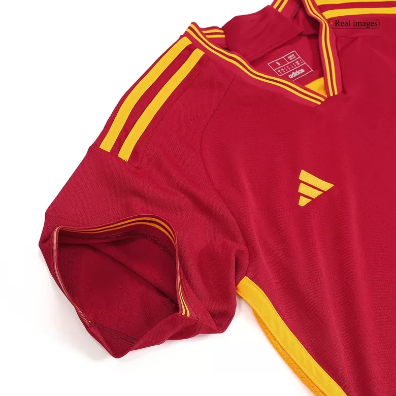 Men's Roma Home Soccer Kit(Jersey+Shorts) 2023/24 - worldjerseyshop