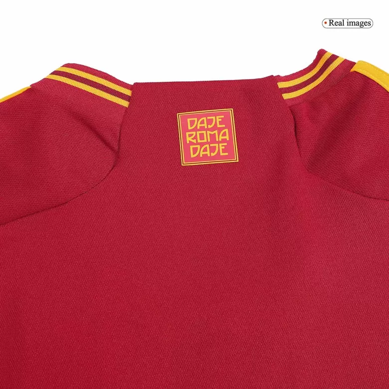 Men's Roma Home Soccer Short Sleeves Jersey 2023/24 - worldjerseyshop