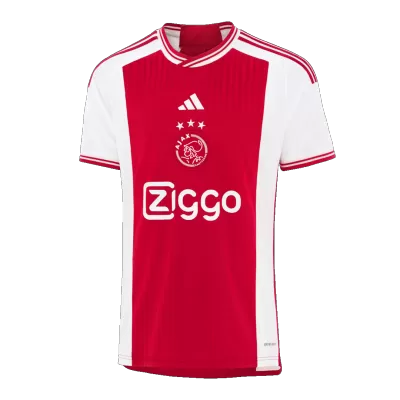 Men's Ajax Home Player Version Soccer Jersey 2023/24 - worldjerseyshop