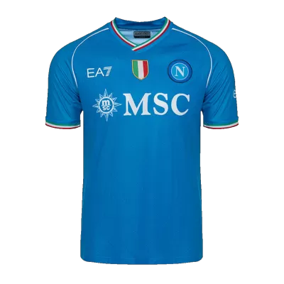 Men's Napoli Home Soccer Short Sleeves Jersey 2023/24 - worldjerseyshop