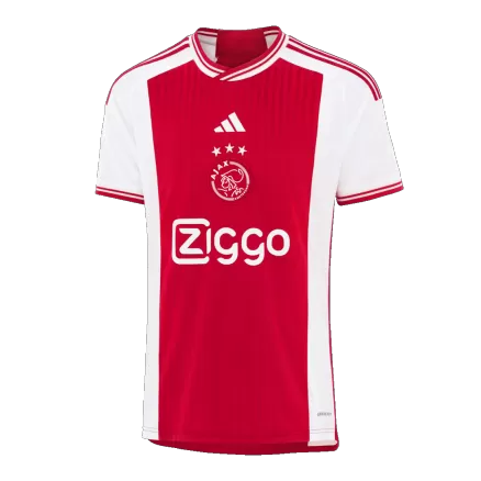 Men's Ajax Home Soccer Short Sleeves Jersey 2023/24 - worldjerseyshop