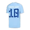 Men's Manchester City GREALISH #10 Home Soccer Short Sleeves Jersey 2023/24 - worldjerseyshop