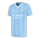 Men's Manchester City DE BRUYNE #17 Home Soccer Short Sleeves Jersey 2023/24 - worldjerseyshop