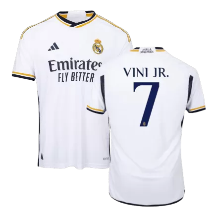 Men's Real Madrid VINI JR. #7 Home Player Version Soccer Jersey 2023/24 - worldjerseyshop