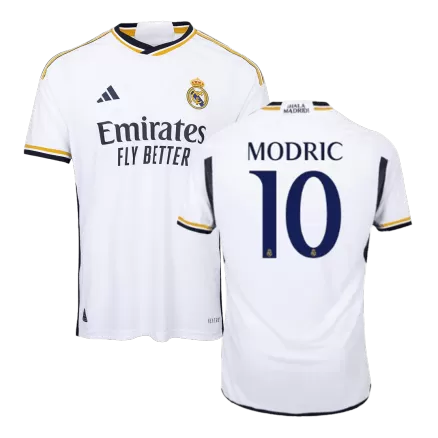 Men's Real Madrid MODRIĆ #10 Home Player Version Soccer Jersey 2023/24 - worldjerseyshop