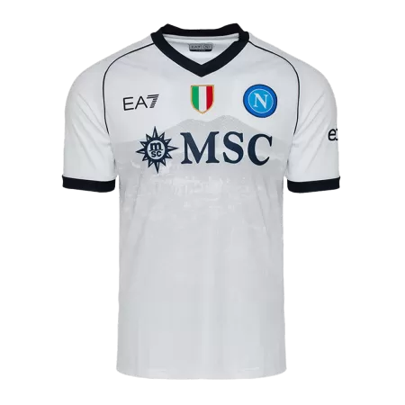 Men's Napoli Away Soccer Short Sleeves Jersey 2023/24 - worldjerseyshop