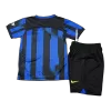 Kids Inter Milan Home Soccer Jersey Kits(Jersey+Shorts) 2023/24 - worldjerseyshop