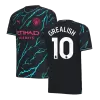 Men's Manchester City GREALISH #10 Third Away Soccer Short Sleeves Jersey 2023/24 - worldjerseyshop