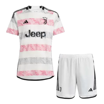 Men's Juventus Away Soccer Kit(Jersey+Shorts) 2023/24 - worldjerseyshop