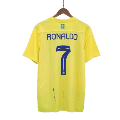 Men's Al Nassr RONALDO #7 Home Soccer Short Sleeves Jersey 2023/24 - worldjerseyshop