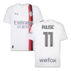 Men's AC Milan PULISIC #11 Away Soccer Short Sleeves Jersey 2023/24 - worldjerseyshop