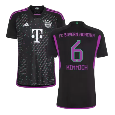 Men's Bayern Munich KIMMICH #6 Away Soccer Short Sleeves Jersey 2023/24 - worldjerseyshop