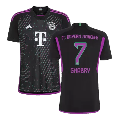 Men's Bayern Munich GNABRY #7 Away Soccer Short Sleeves Jersey 2023/24 - worldjerseyshop