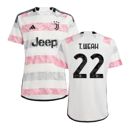 Men's Juventus T.WEAH #22 Away Soccer Short Sleeves Jersey 2023/24 - worldjerseyshop