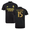 Men's Real Madrid VALVERDE #15 Third Away Soccer Short Sleeves Jersey 2023/24 - worldjerseyshop