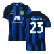 Men's Inter Milan BARELLA #23 Home Soccer Short Sleeves Jersey 2023/24 - worldjerseyshop