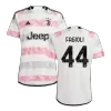 Men's Juventus FAGIOLI #44 Away Soccer Short Sleeves Jersey 2023/24 - worldjerseyshop