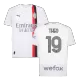 Men's AC Milan THEO #19 Away Soccer Short Sleeves Jersey 2023/24 - worldjerseyshop