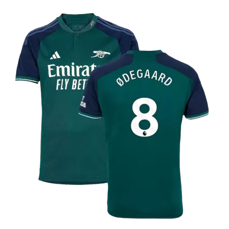 Men's Arsenal ØDEGAARD #8 Third Away Soccer Short Sleeves Jersey 2023/24 - worldjerseyshop