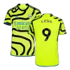 Men's Arsenal G.JESUS #9 Away Soccer Short Sleeves Jersey 2023/24 - worldjerseyshop