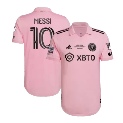 Men's Inter Miami CF MESSI #10 Home Final Edition Player Version Soccer Jersey 2023 - Leagues Cup Final - worldjerseyshop